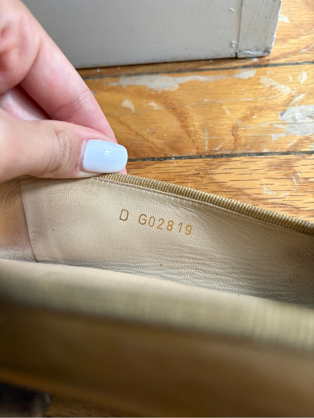 Chanel ballerinas ballet flats gold beige EU38.5 - Picture 8 of 14